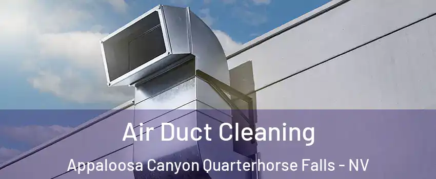 Air Duct Cleaning Appaloosa Canyon Quarterhorse Falls - NV