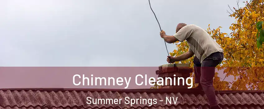 Chimney Cleaning Summer Springs - NV