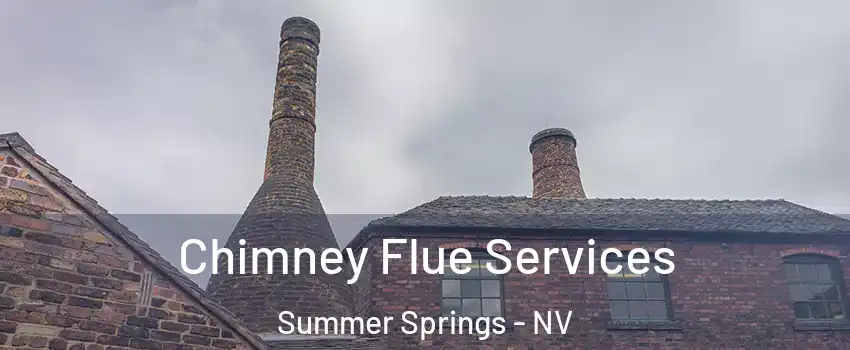 Chimney Flue Services Summer Springs - NV