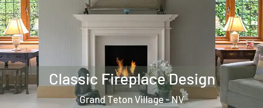 Classic Fireplace Design Grand Teton Village - NV