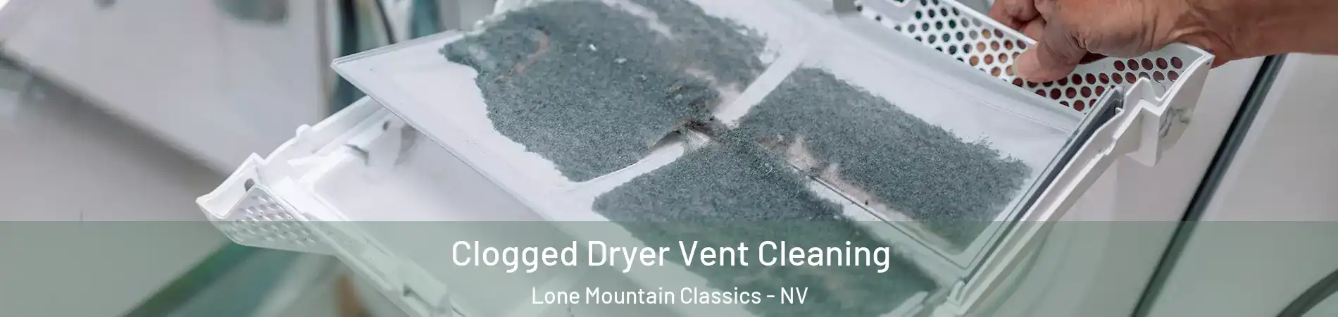 Clogged Dryer Vent Cleaning Lone Mountain Classics - NV