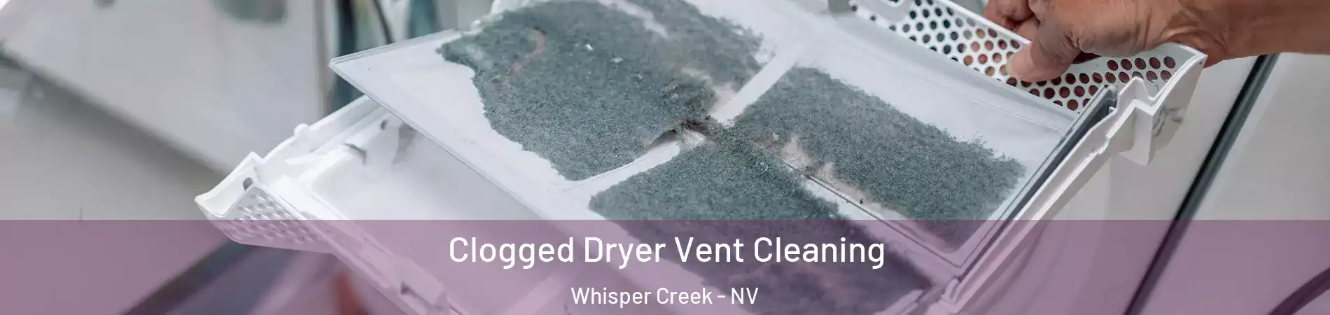 Clogged Dryer Vent Cleaning Whisper Creek - NV