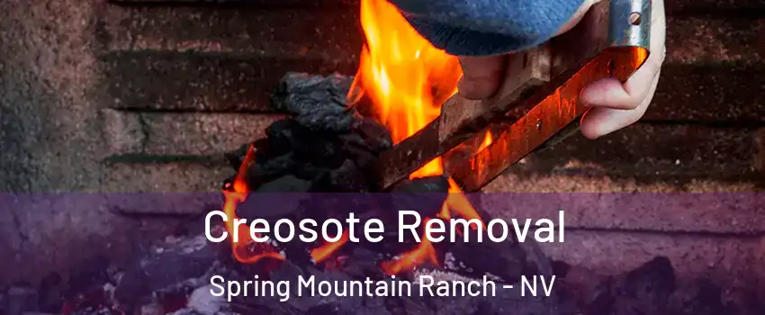 Creosote Removal Spring Mountain Ranch - NV