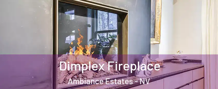 Dimplex Fireplace Ambiance Estates - NV