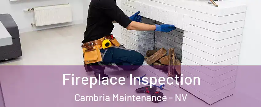 Fireplace Inspection Cambria Maintenance - NV