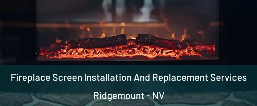 Fireplace Screen Installation And Replacement Services Ridgemount - NV