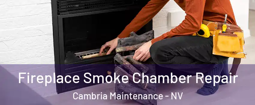 Fireplace Smoke Chamber Repair Cambria Maintenance - NV