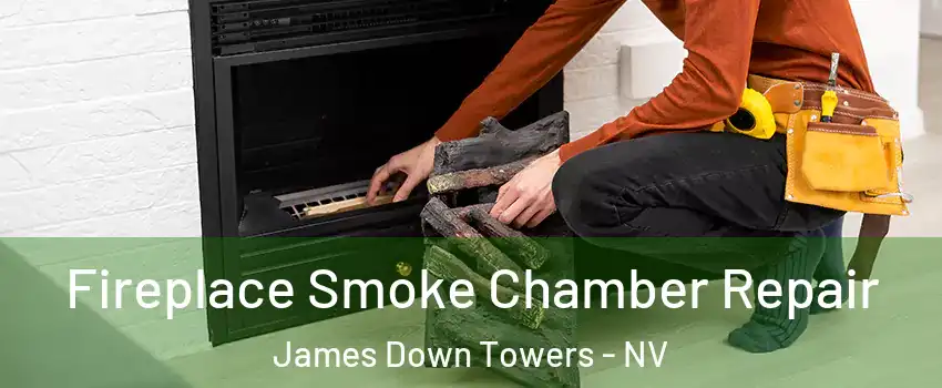 Fireplace Smoke Chamber Repair James Down Towers - NV