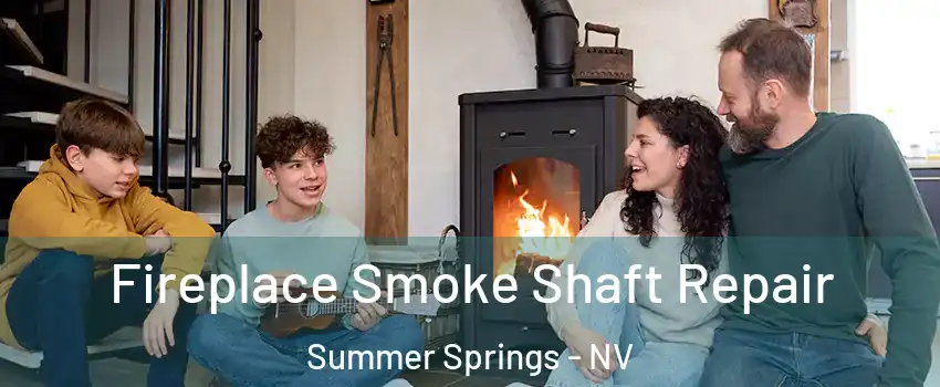 Fireplace Smoke Shaft Repair Summer Springs - NV