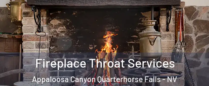 Fireplace Throat Services Appaloosa Canyon Quarterhorse Falls - NV