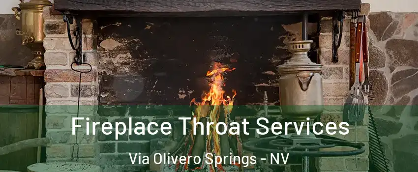 Fireplace Throat Services Via Olivero Springs - NV