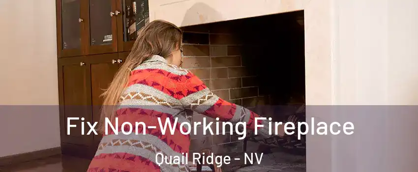 Fix Non-Working Fireplace Quail Ridge - NV