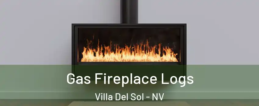 Gas Fireplace Logs Villa Del Sol - NV