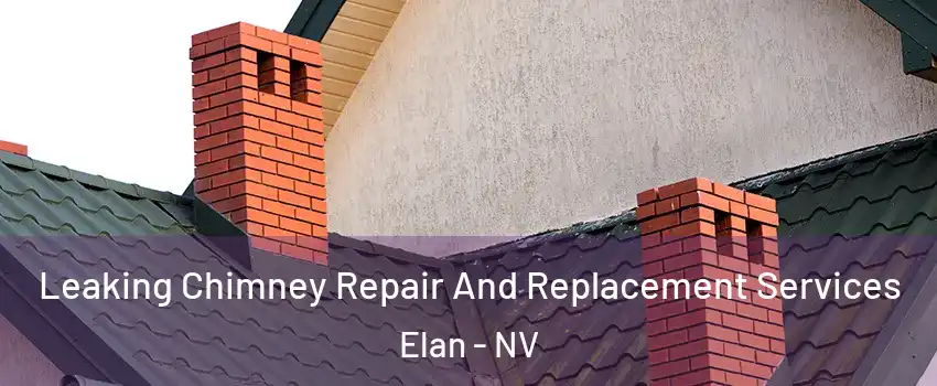 Leaking Chimney Repair And Replacement Services Elan - NV