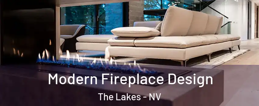 Modern Fireplace Design The Lakes - NV