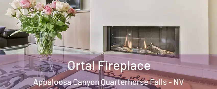 Ortal Fireplace Appaloosa Canyon Quarterhorse Falls - NV