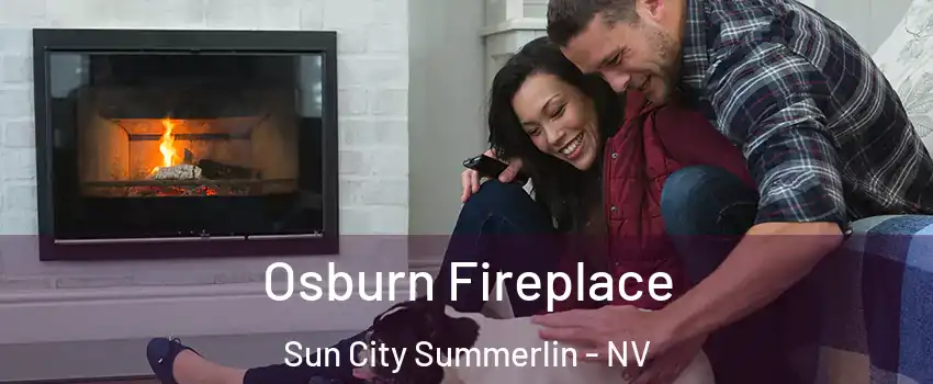 Osburn Fireplace Sun City Summerlin - NV