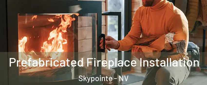 Prefabricated Fireplace Installation Skypointe - NV