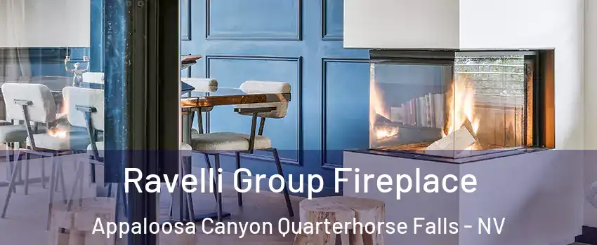 Ravelli Group Fireplace Appaloosa Canyon Quarterhorse Falls - NV